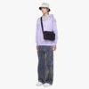 Aren Messenger Bag in Maxi Monogram Leather