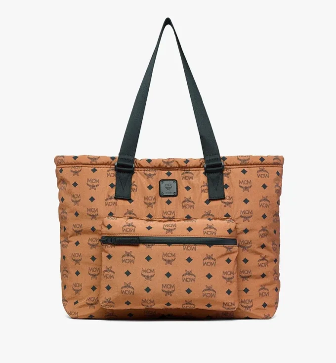 Aren Packable Tote in Monogram Nylon Aren Packable Tote in Monogram Nylon