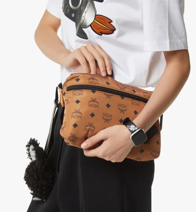 Aren Packable Tote in Monogram Nylon Aren Packable Tote in Monogram Nylon