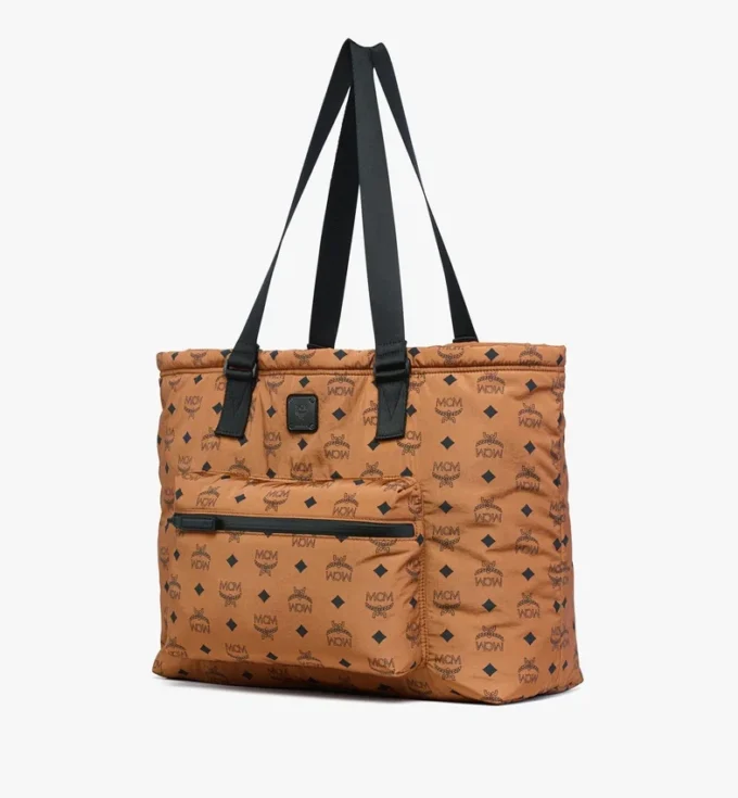 Aren Packable Tote in Monogram Nylon Aren Packable Tote in Monogram Nylon