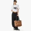 Aren Packable Tote in Monogram Nylon Aren Packable Tote in Monogram Nylon