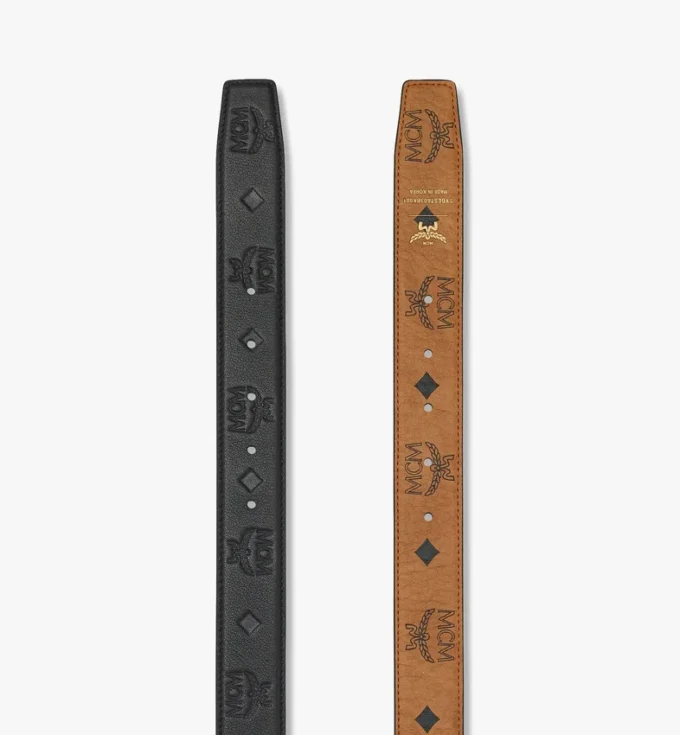 Aren Reversible Belt 1.3″ In Embossed Monogram Leather