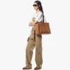 Aren School Bag Tote in Visetos Aren School Bag Tote in Visetos