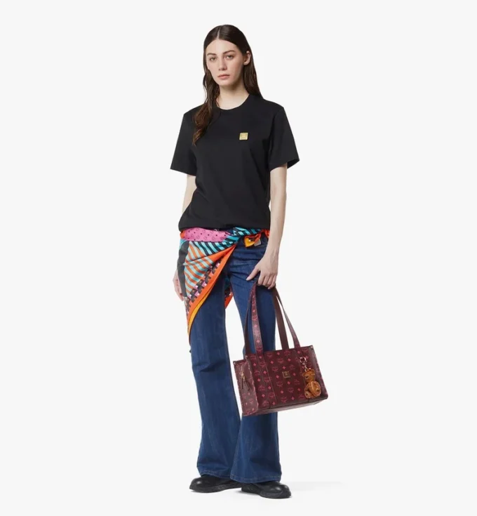Aren School Bag Tote in Visetos