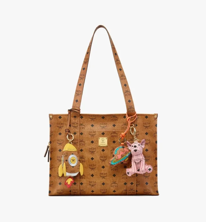 Aren School Bag Tote in Visetos Aren School Bag Tote in Visetos