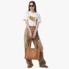 Aren School Bag Tote in Visetos Aren School Bag Tote in Visetos