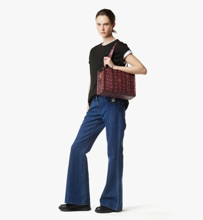 Aren School Bag Tote in Visetos