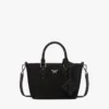 Aren Shopper in Recycled Nylon and Monogram Print Leather