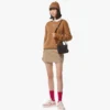 Aren Shopper in Recycled Nylon and Monogram Print Leather