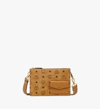 Aren Standing Crossbody Pouch in Visetos