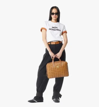 Aren Tote in Visetos Leather Mix