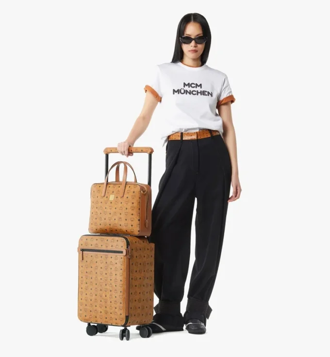 Aren Tote in Visetos Leather Mix