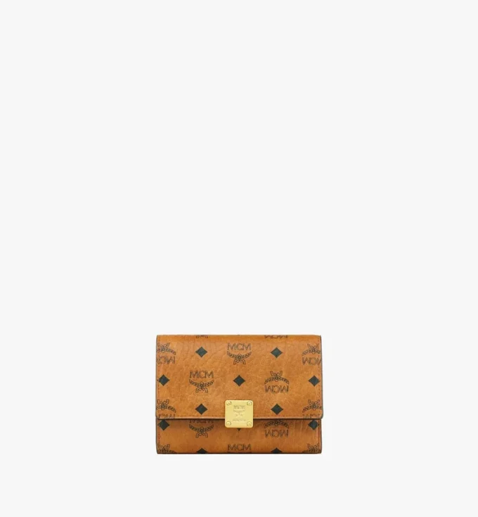 Aren Trifold Wallet in Visetos