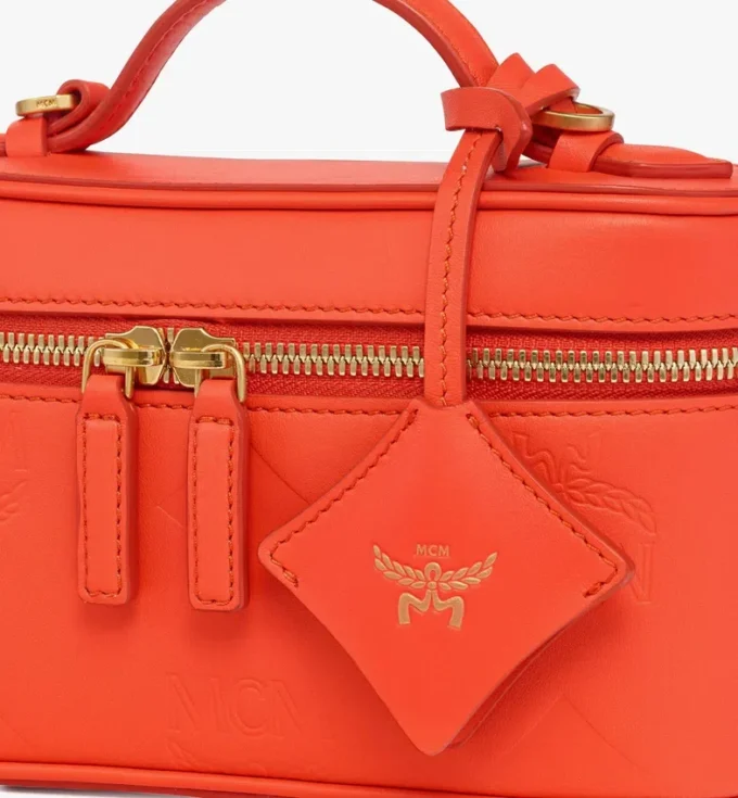 Aren Vanity Case in Maxi Monogram Leather