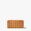 Aren Zip Around Wallet in Visetos
