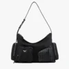 Aren Zip Hobo in Econyl® and Monogram Print Leather Aren Zip Hobo in Econyl® and Monogram Print Leather