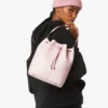 Dessau Drawstring Bag in Maxi Monogram Leather Dessau Drawstring Bag in Maxi Monogram Leather