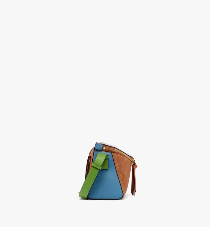 Diamant 3D Shoulder Bag in Suede and Calfskin Diamant 3D Shoulder Bag in Suede and Calfskin