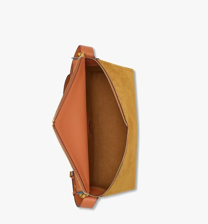 Diamant 3D Shoulder Bag in Suede and Calfskin Diamant 3D Shoulder Bag in Suede and Calfskin