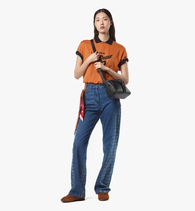 Diamant 3D Shoulder Bag in Visetos Leather Mix