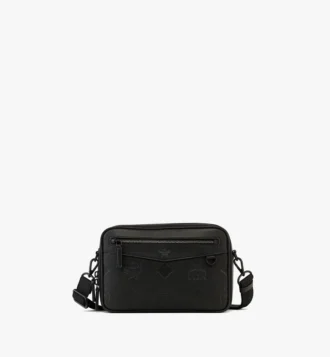 Diamond Camera Bag in Maxi Monogram Leather