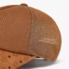 Diamond Cap in Cotton and Monogram Print Leather