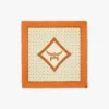 Diamond Monogram Scarf in Organic Silk Diamond Monogram Scarf in Organic Silk