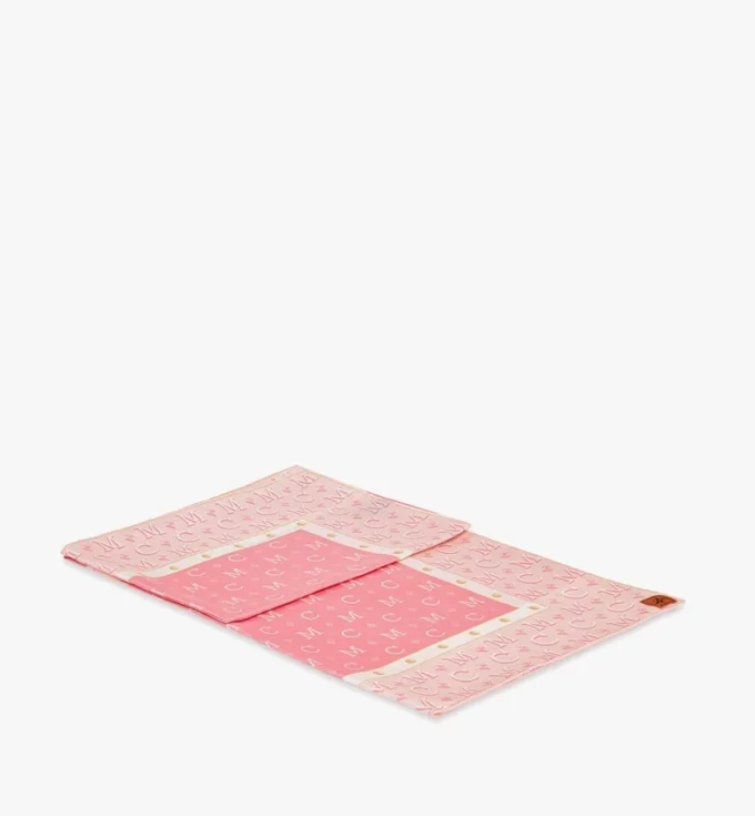 Diamond Monogram Scarf in Organic Silk Diamond Monogram Scarf in Organic Silk