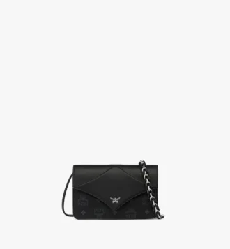 Diamond Shoulder Bag in Visetos Leather Mix