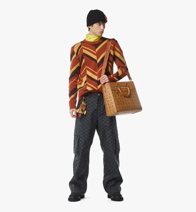Diamond Tote in Visetos