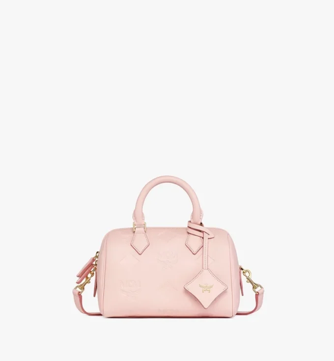 Ella Boston Bag in Maxi Monogram Leather Ella Boston Bag in Maxi Monogram Leather