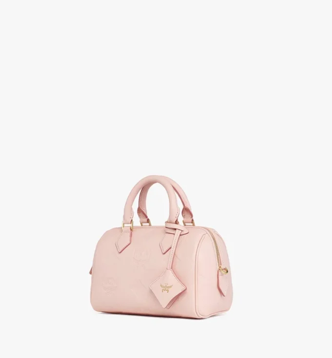 Ella Boston Bag in Maxi Monogram Leather Ella Boston Bag in Maxi Monogram Leather