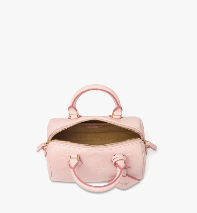 Ella Boston Bag in Maxi Monogram Leather Ella Boston Bag in Maxi Monogram Leather