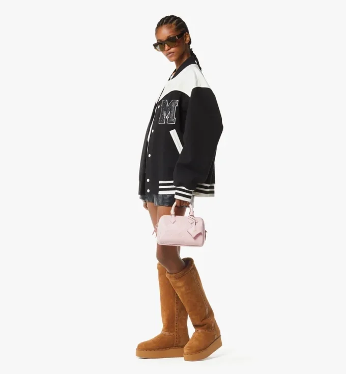 Ella Boston Bag in Maxi Monogram Leather Ella Boston Bag in Maxi Monogram Leather