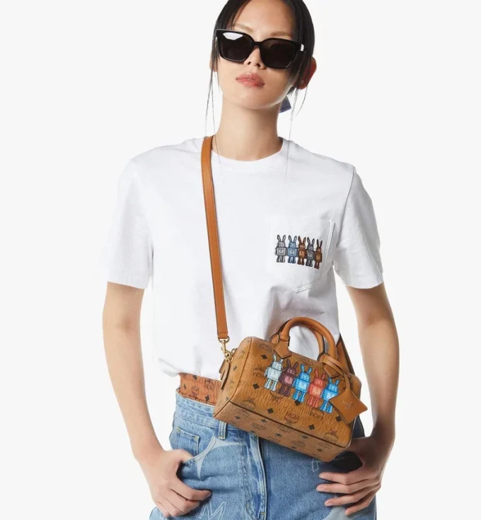 Ella Boston Bag in Rabot Visetos