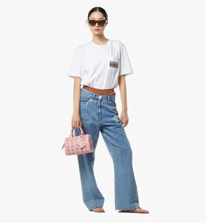 Ella Boston Bag in Visetos Ella Boston Bag in Visetos