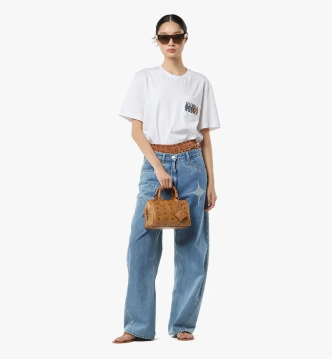 Ella Boston Bag in Visetos Ella Boston Bag in Visetos