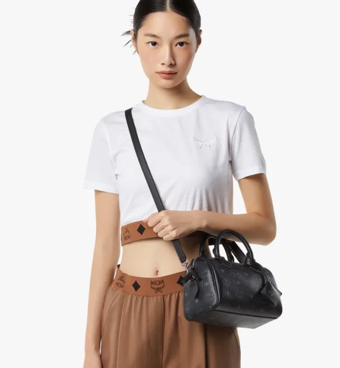 Ella Boston Bag in Visetos Ella Boston Bag in Visetos