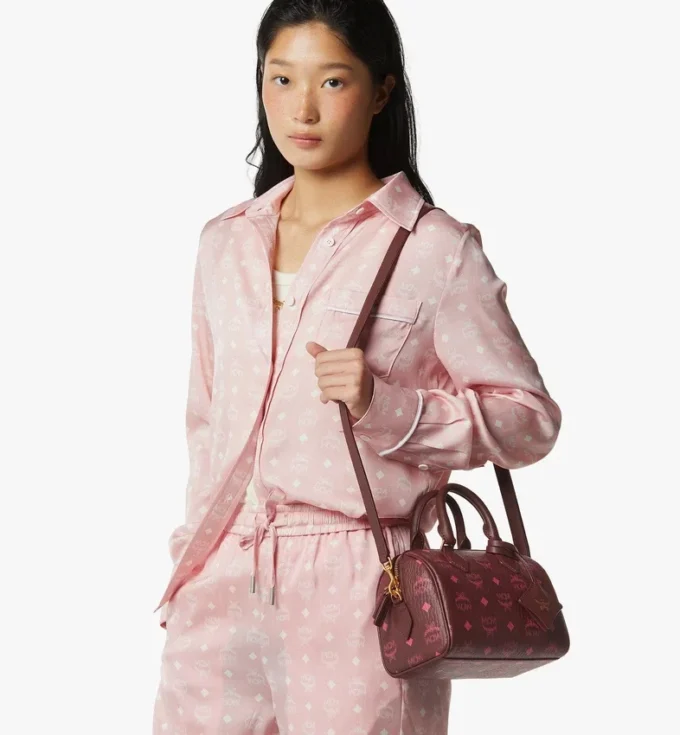 Ella Boston Bag in Visetos Ella Boston Bag in Visetos