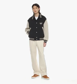Essential Logo Patch Varsity Jacket
