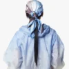 Gradation Monogram Scarf in Organic Silk Gradation Monogram Scarf in Organic Silk