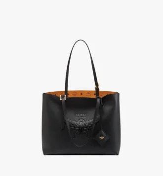 Himmel Shopper in Embossed Logo Leather