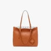 Himmel Shopper in Embossed Logo Leather Himmel Shopper in Embossed Logo Leather