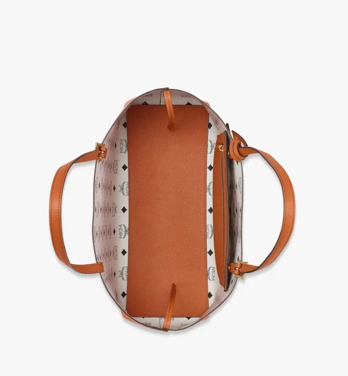 Himmel Shopper in Embossed Logo Leather Himmel Shopper in Embossed Logo Leather