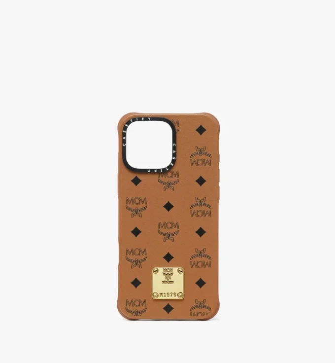 Iphone 16 Pro Max Mcm X Casetify Brass Plate Bioveg Iphone Case