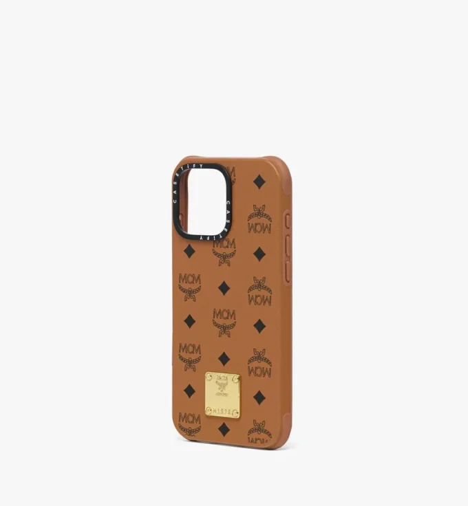 Iphone 16 Pro Max Mcm X Casetify Brass Plate Bioveg Iphone Case