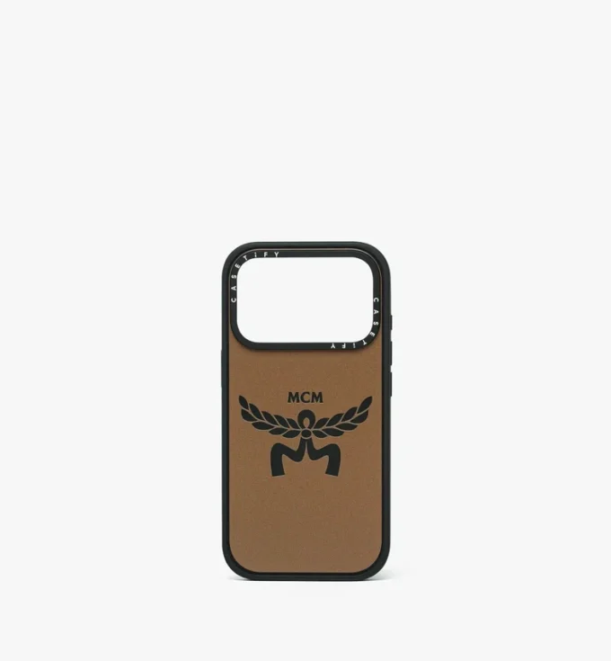 Iphone 17 Pro Mcm X Casetify Logo Impact Iphone Case Iphone 17 Pro Mcm X Casetify Logo Impact Iphone Case