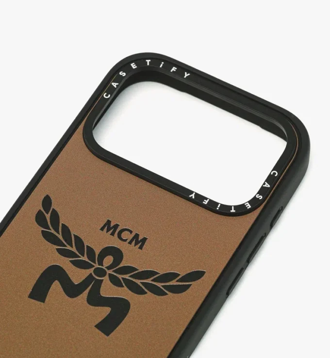 Iphone 17 Pro Mcm X Casetify Logo Impact Iphone Case Iphone 17 Pro Mcm X Casetify Logo Impact Iphone Case
