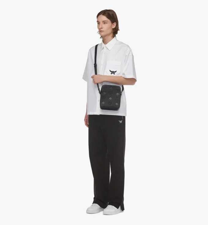 Klassik Crossbody in Maxi Monogram Leather Klassik Crossbody in Maxi Monogram Leather
