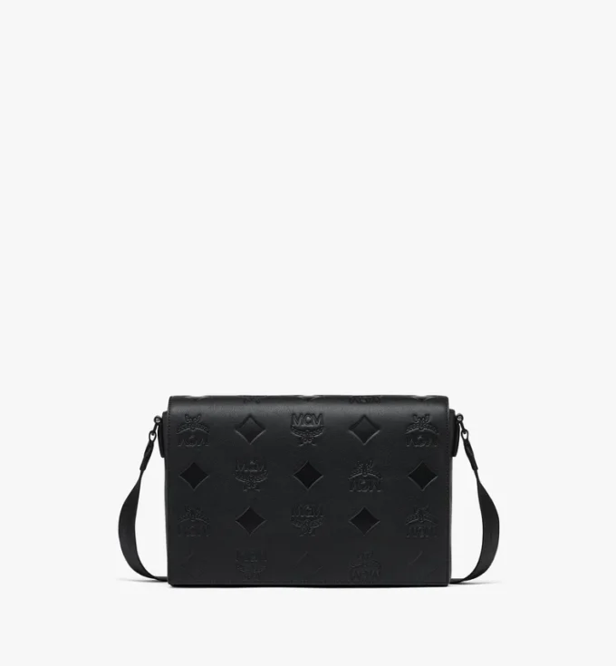 Klassik Messenger in Maxi Monogram Leather Klassik Messenger in Maxi Monogram Leather